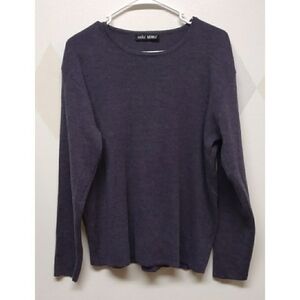 Milu' MINU' merino wool blend long sleeve sweater